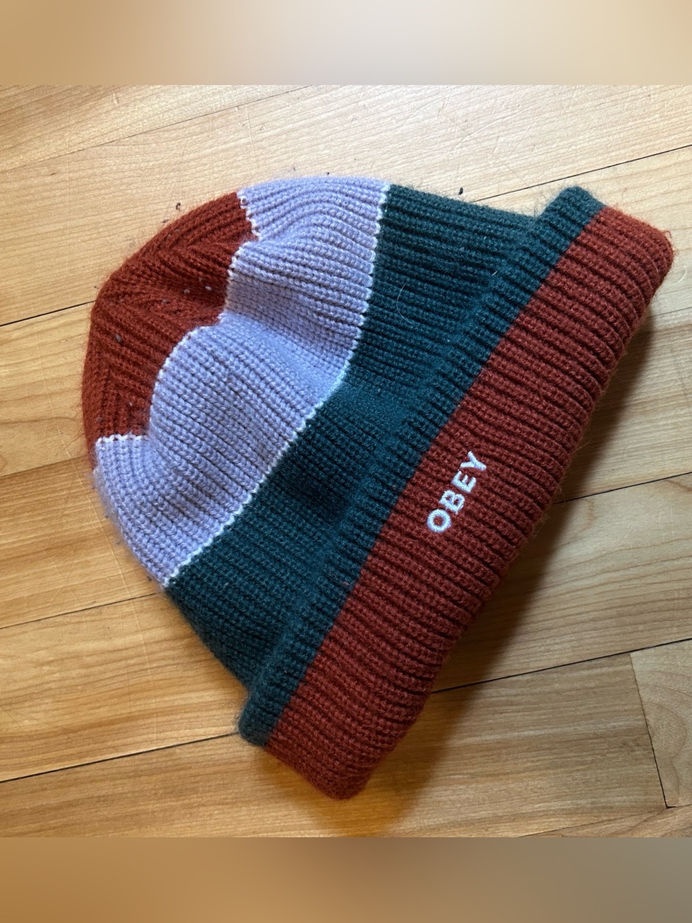OBEY Colorblock Knit Beanie